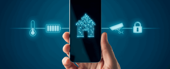 Smart home application with features