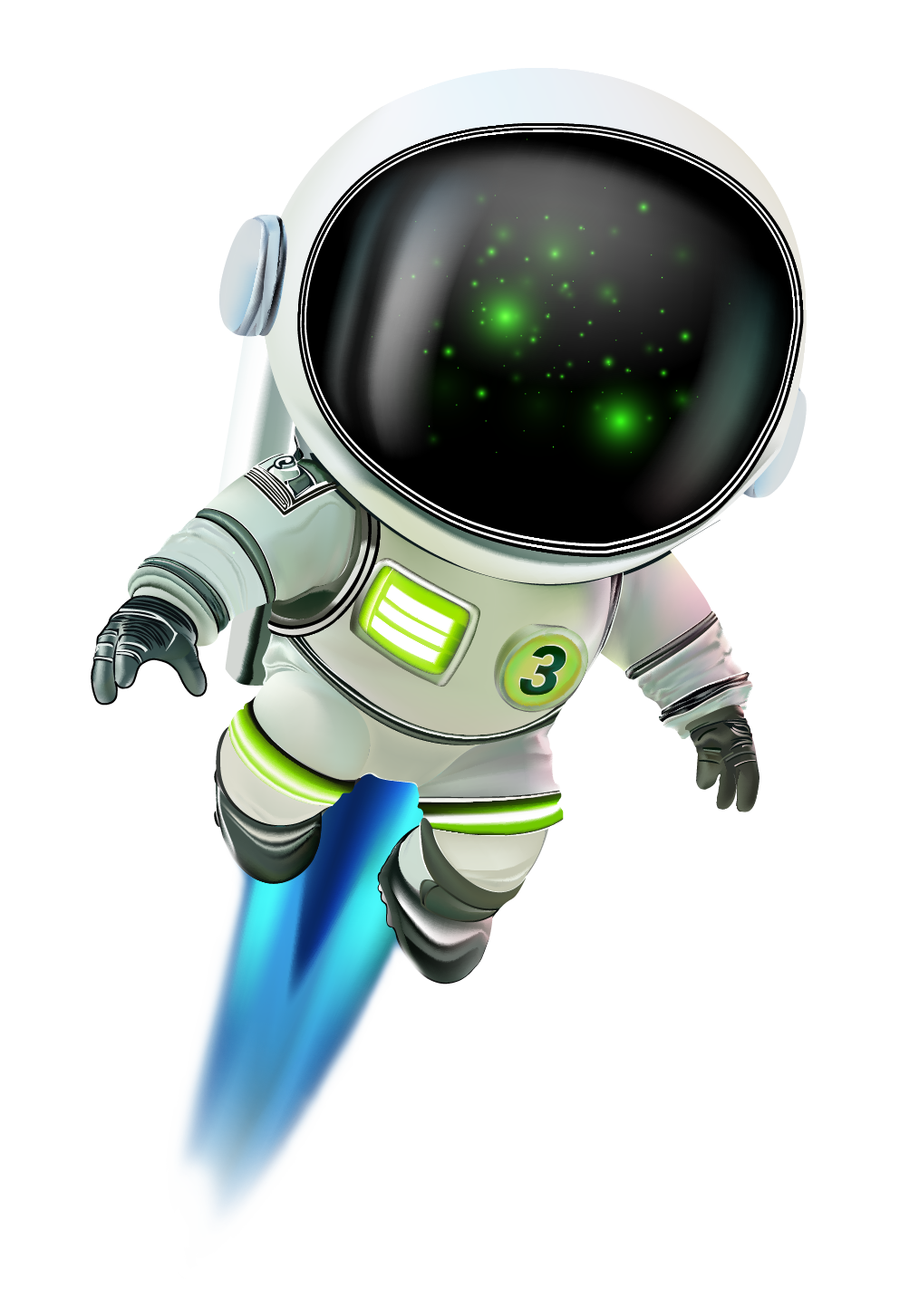 Dabby Float with blue flame